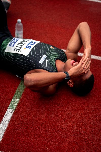 Neuer Meetingrekord für Malik Diakite (Hannover 96) über 400m in 46.76 Sekunden am 07.05.2022 beim Stadtwerke Ratingen Mehrkampf-Meeting 2022 in Ratingen